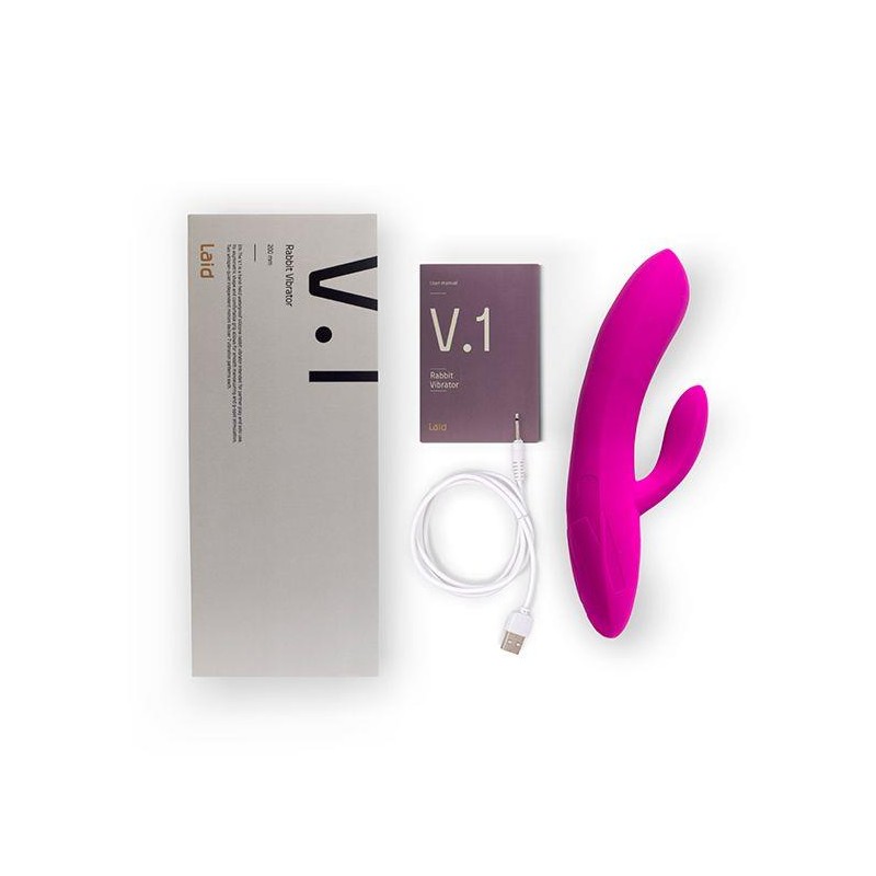 Laid - V.1 Silicone Rabbit Vibrator Roze